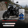 Lingettes Lavage Voiture  Moto Sans Eau 3 en 1 – Nettoie, Lustre, Protège