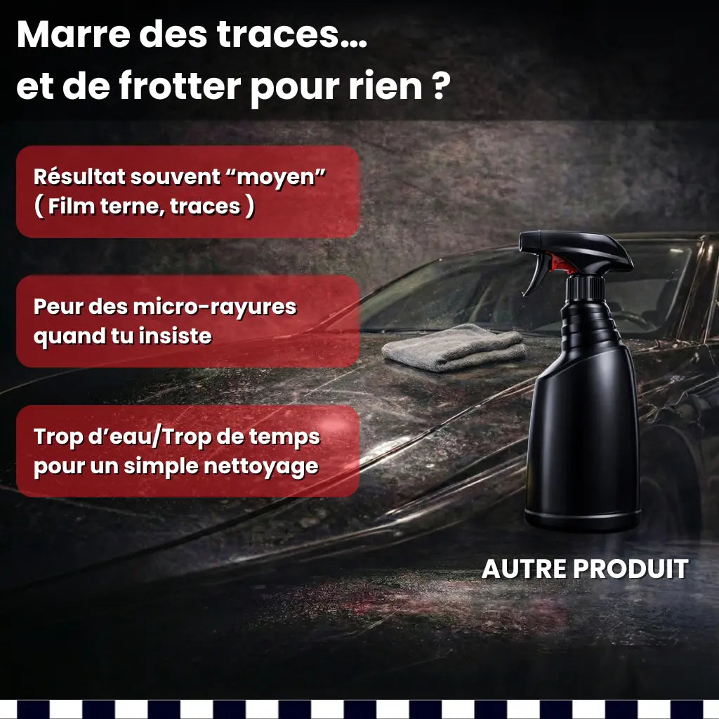 Nettoyant Voiture sans Eau Brillant - Lavasec Ma boutique