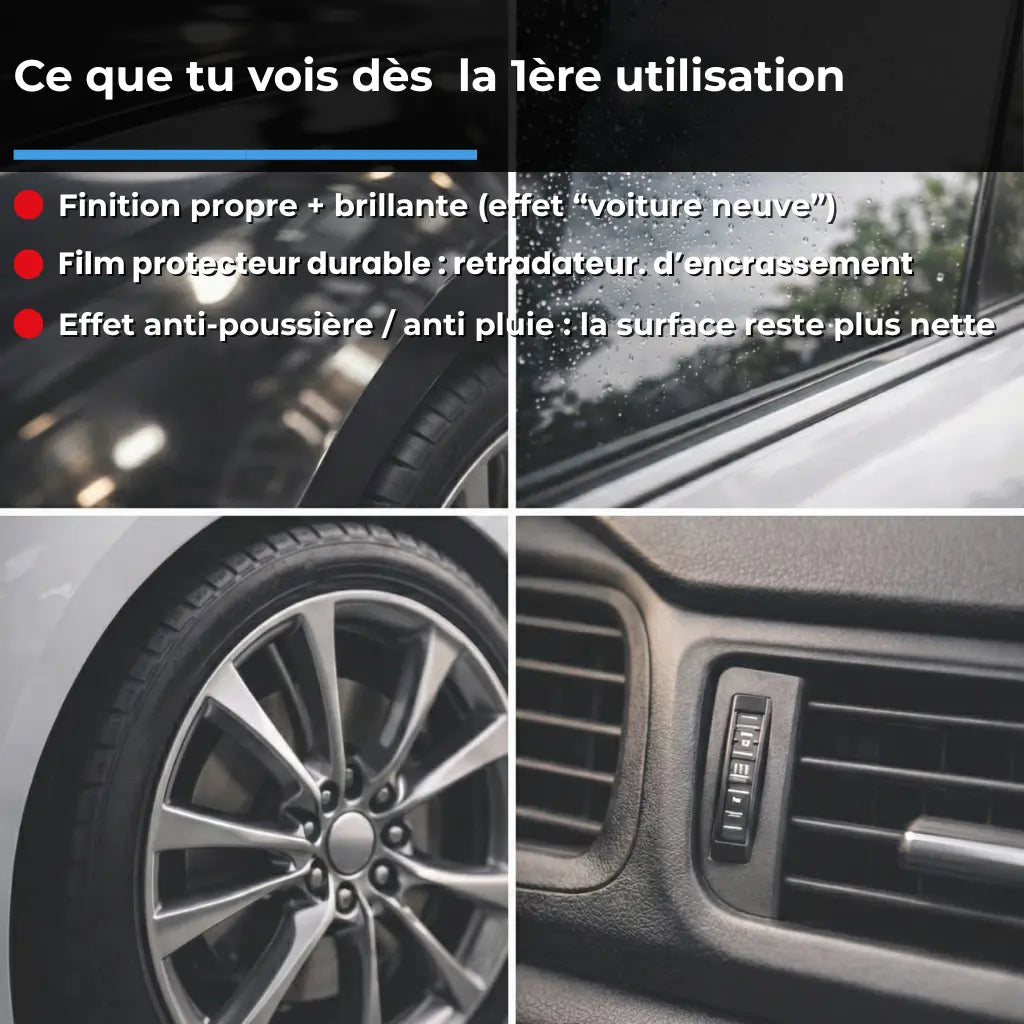 Lingettes Nettoyage Automobile Sans Eau et Sans Rinçage 3 en 1 Ma boutique