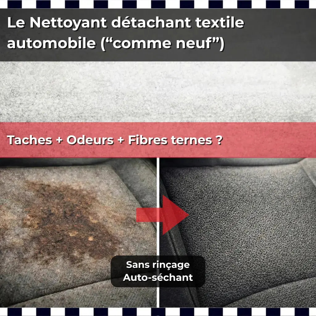 Nettoyant Détachant Tissus Voiture  & Moquettes Cleancar Lab