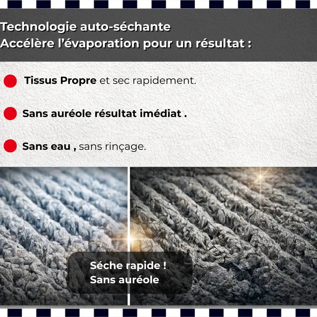 Nettoyant Détachant Tissus Voiture  & Moquettes Cleancar Lab