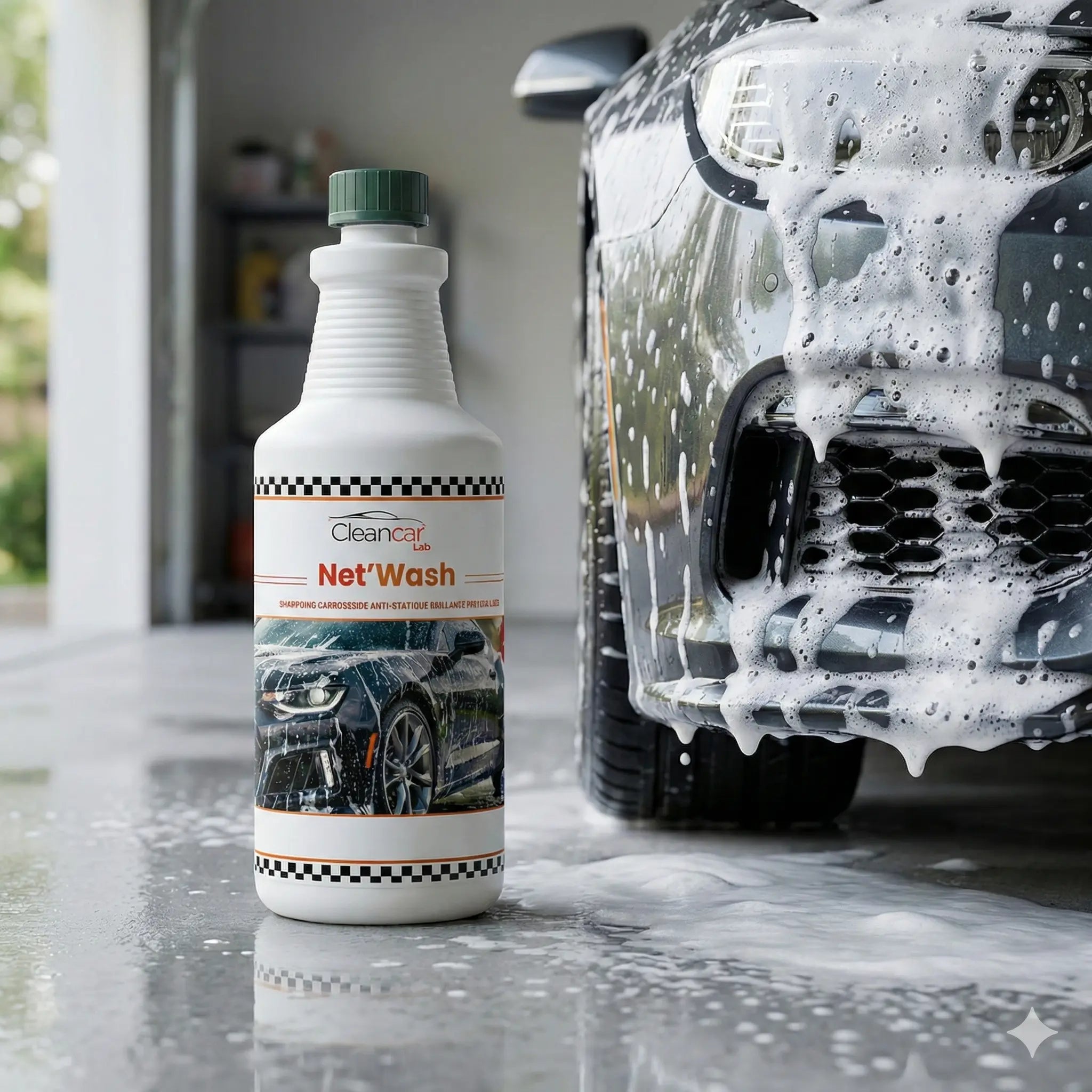 Shampoing Carrosserie Voiture Finition Luxe Net'Wash Cleancar Lab