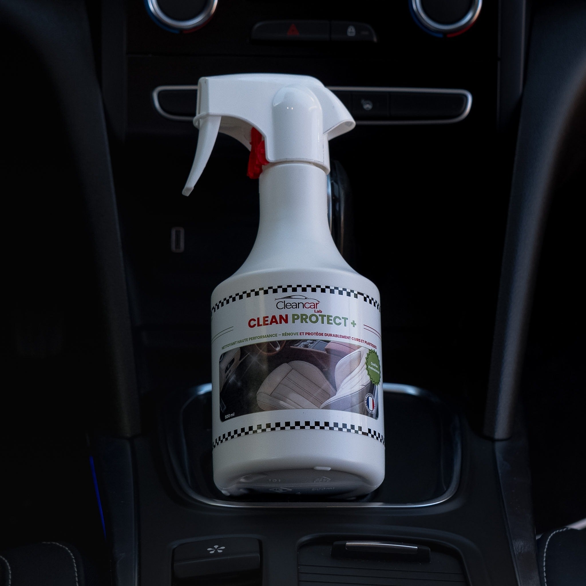 nettoyant cuir plastique voiture 500ml cleancar lab