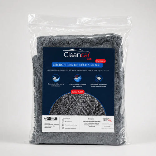 Microfibre de séchage haute densité  XXL Cleancar Lab
