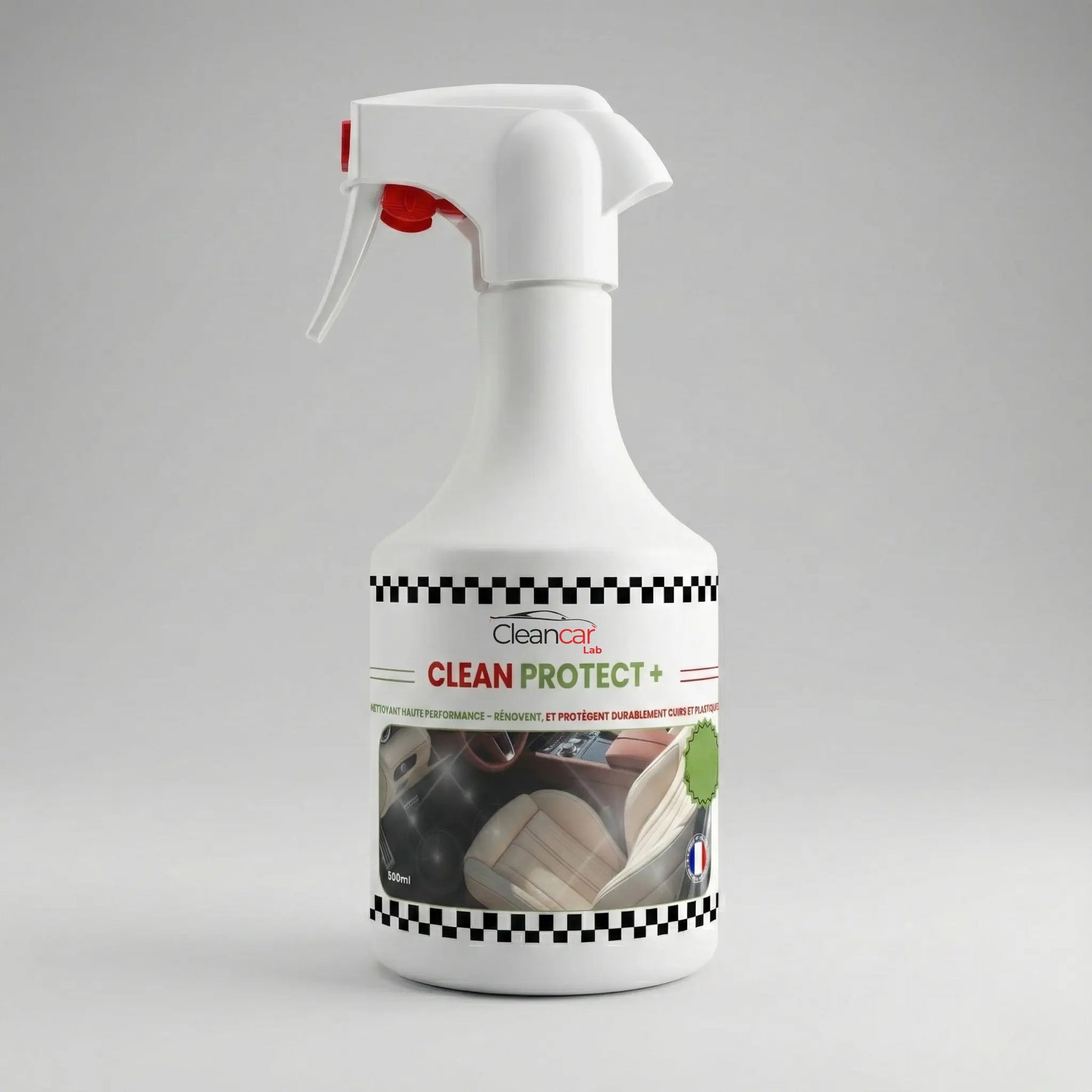 nettoyant cuir plastique voiture 500ml cleancar lab