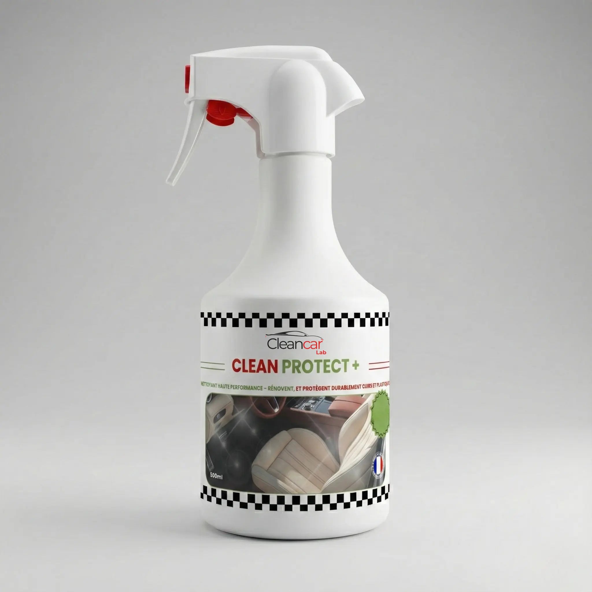 Clean Protect + Nettoyant Rénovateur Cuirs et Plastiques Cleancar Lab