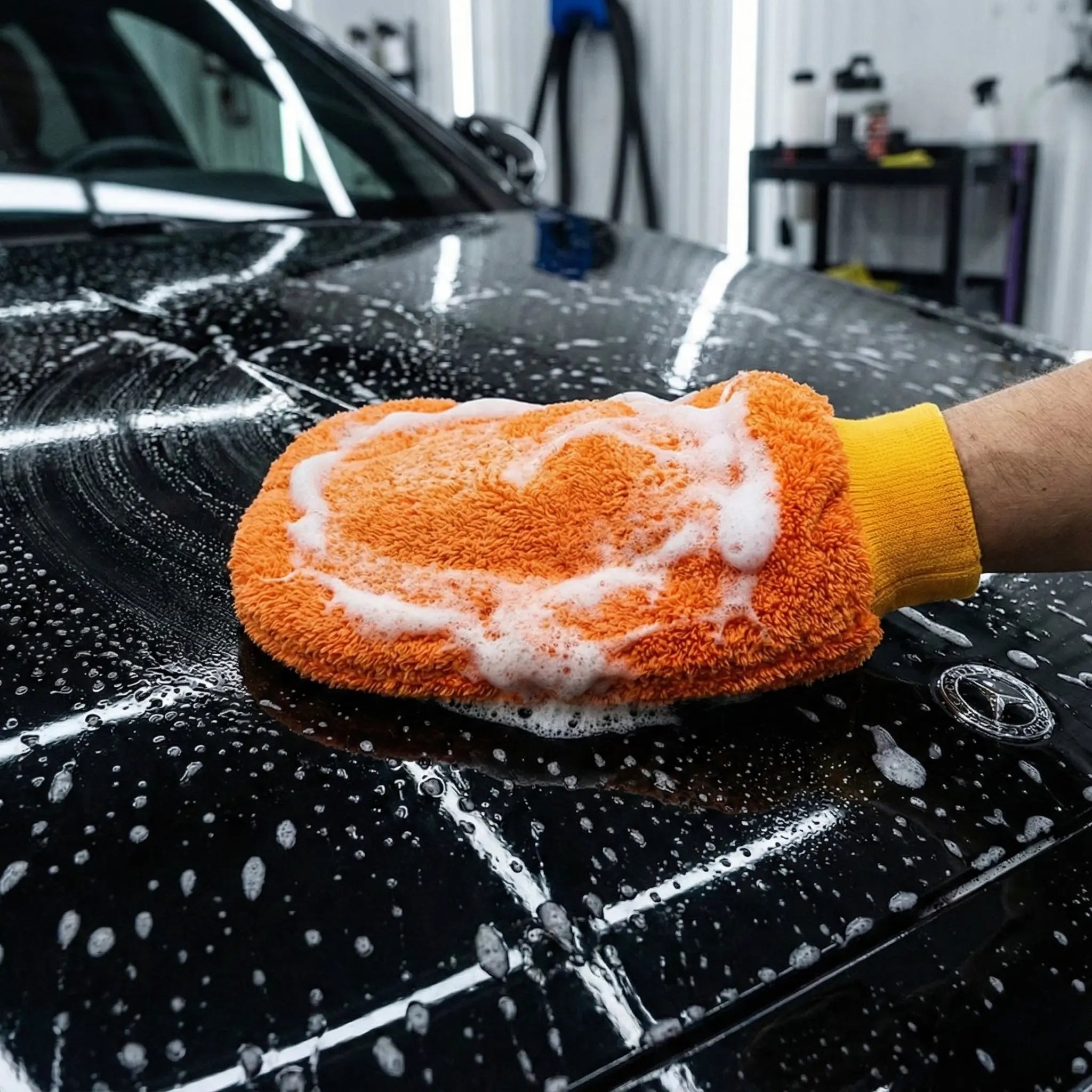 Gant De Lavage Microfibre Haute Perfomance Bi-face Cleancar Lab