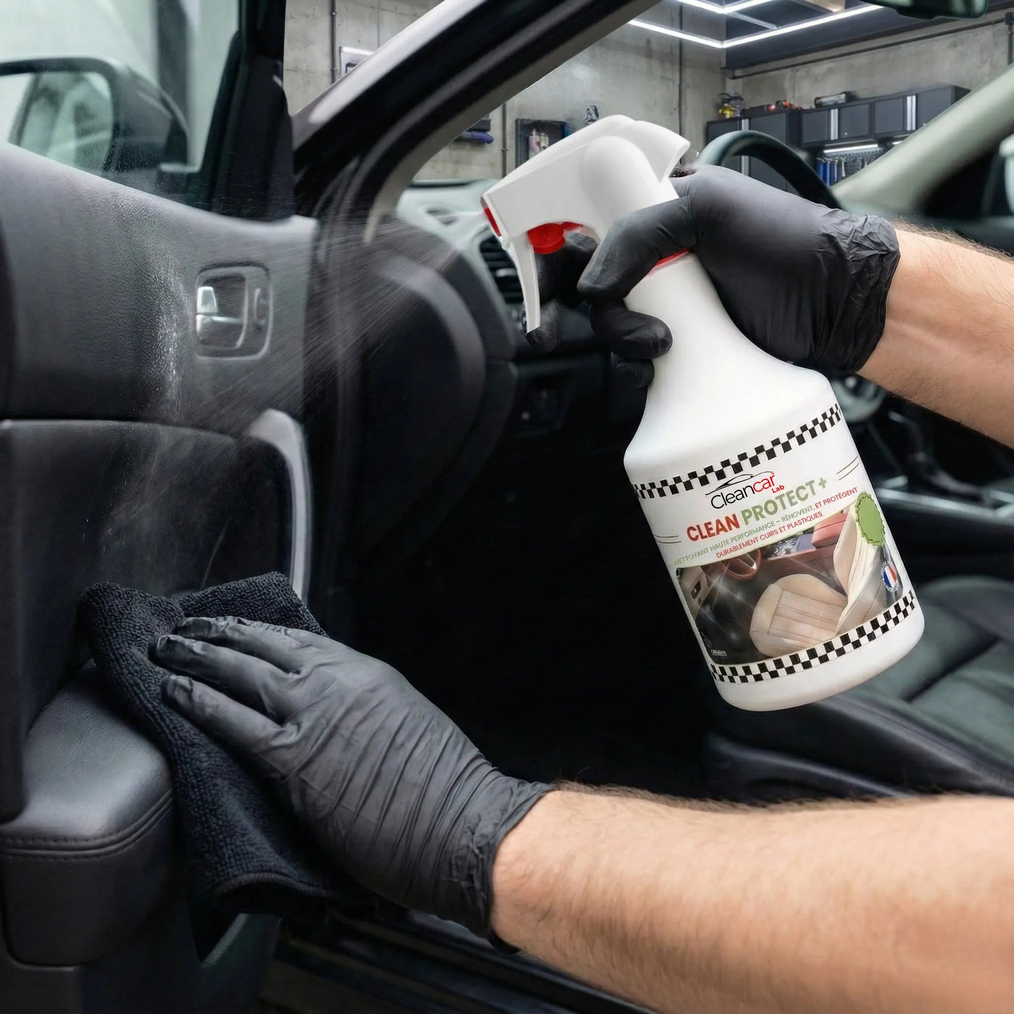 Nettoyant Rénovateur Cuir Plastique - Clean Protect + Cleancar Lab