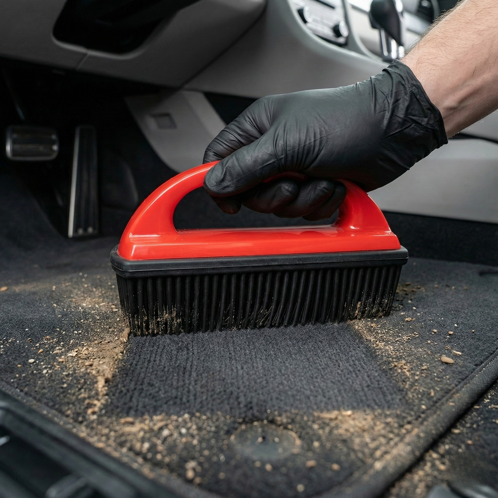 L’accessoire idéal pour retirer efficacement les poils d’animaux et les saletés de votre intérieur de voiture.